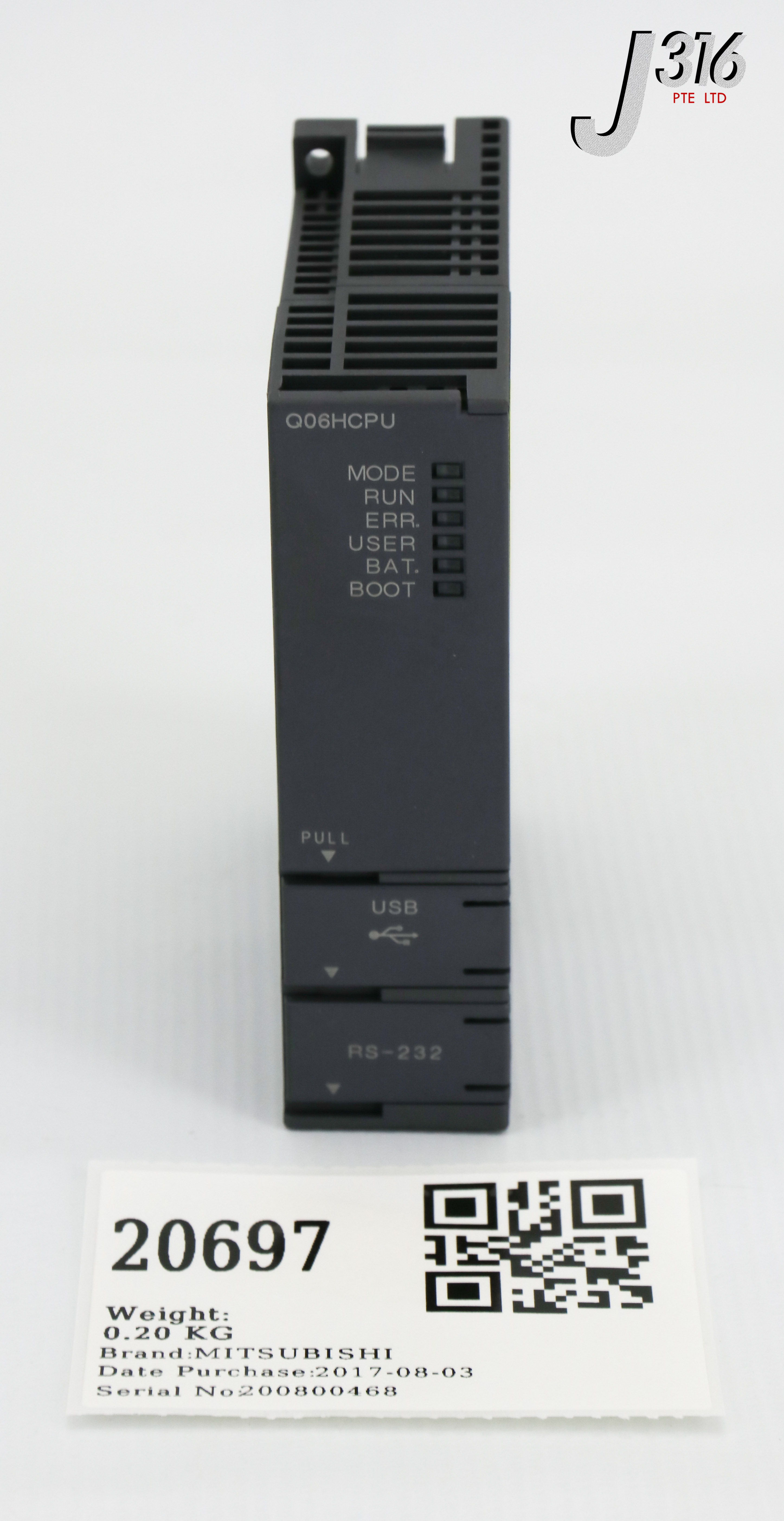 20697 MITSUBISHI MELSEC-Q CPU UNIT Q06HCPU – J316Gallery